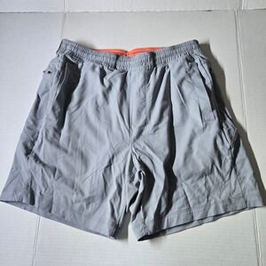 BirdDogs Mens Athletic Shorts Gray Regular Fit Size L Performance Stretch